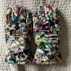 Spyder Graffiti Kids Ski Gloves Size M